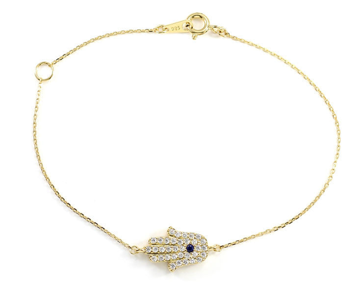 Rose Gold Hamsa Bracelet, Hamsa Bracelet, Double Wrapped Chain Bracelet,  Hamsa Charm on Double Satellite Chain, Yoga, Gift for Her, Hanukkah - Etsy
